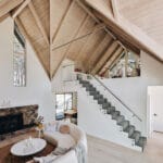 A Renovated Double A-Frame Cabin Gives Nod to Its 1970s Past