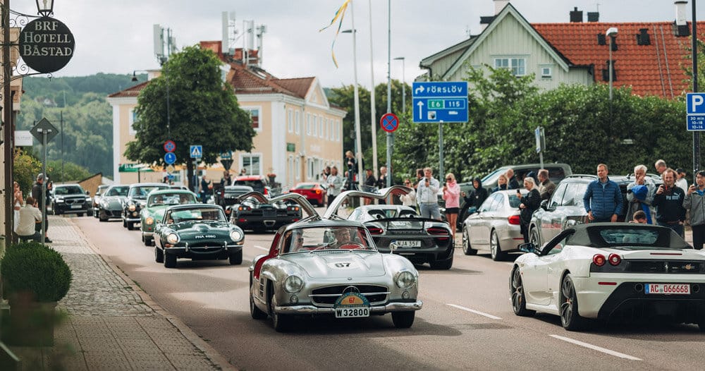 hypercars and classic icons shine along sweden’s coast