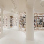 ceramic pages bookstore by wutopia lab explores the stages of pottery making in china