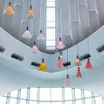 DRIFT’s installation blossoms inside santiago calatrava’s pavilion at milwaukee art museum