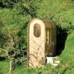 nico goebel’s thegoodviewloo is a translucent bathroom in spain