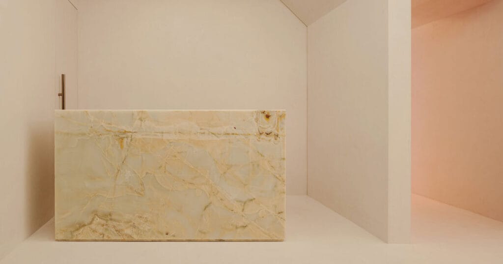 ethereal lighting by SESN mimics morning glow and twilight within clinic