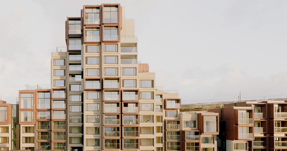 BVN restores sydney’s brutalist sirius building with copper balconies