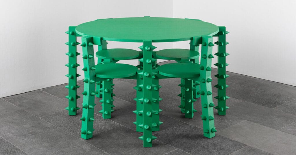 spikes take root in giona bierens de haan’s playful furniture collection