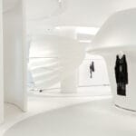 zaha hadid architects unveils marisfrolg showroom in shenzhen, echoing butterfly wings