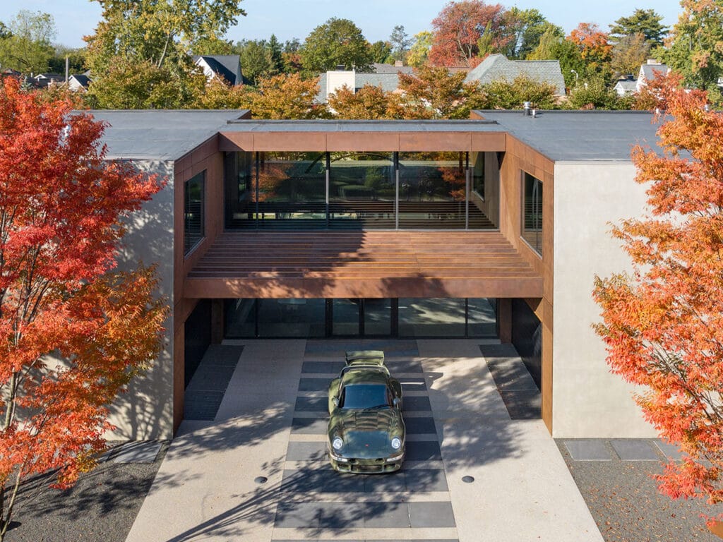 Michigan House Designed for a Collector of Whiskey + Porsches