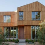 dimster architecture shapes ashland residence with soft, curving walls