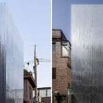 atelier ITCH dots brick seoul street with shimmering bomun house