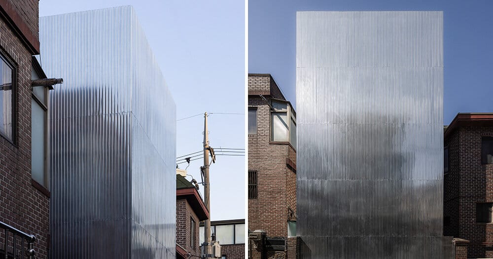 atelier ITCH dots brick seoul street with shimmering bomun house