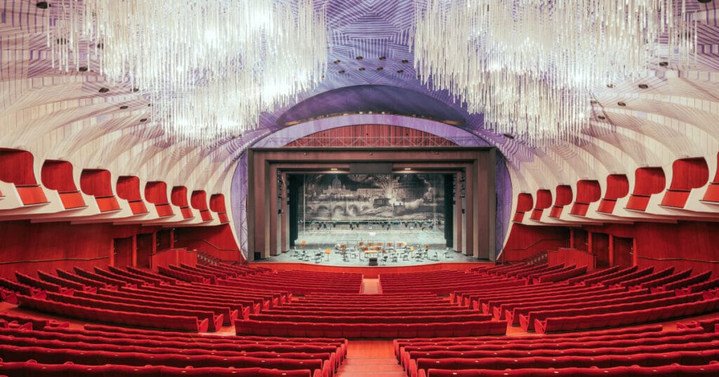 carlo mollino’s teatro regio in turin, through franck bohbot’s lens
