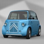 caselani’s neo-retro type-ami car draws design from citroën HY van