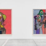 george condo renders ‘bizarre characters’ for NYC show ‘pastels’