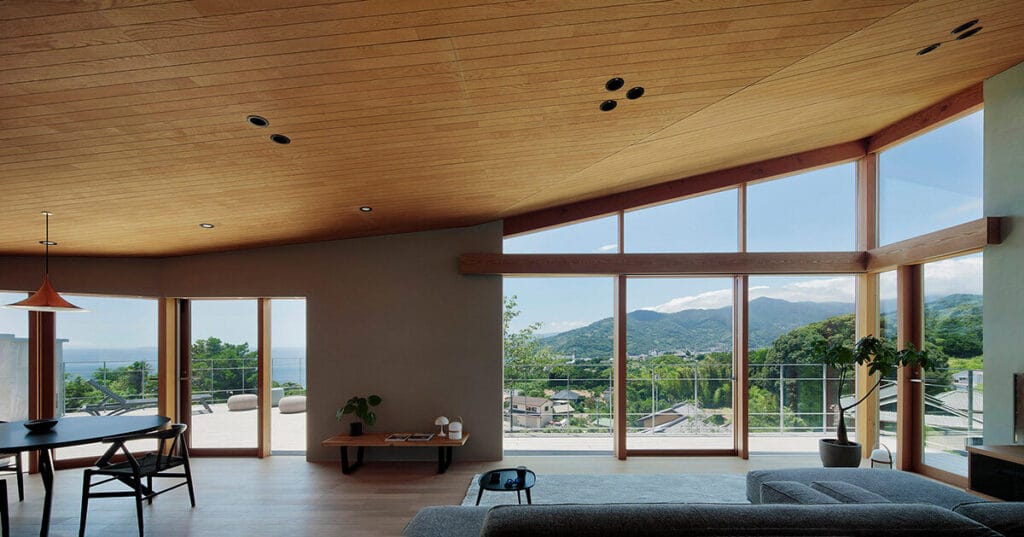 hybrid live-work spaces compose stone residence by FEDL in japanese hillside