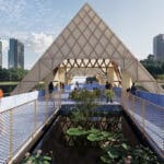 trio of gallery pavilions to float as an ‘island of arts’ in são paulo