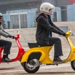 retrokit converts gas-powered vespa into modern electric scooter