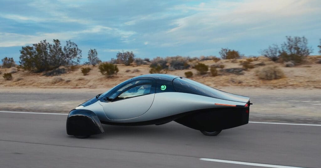 aptera completes real-world test of its solar electric vehicle