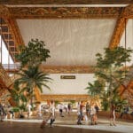 bjarke ingels group plans bhutan airport with intricate woodcarvings