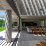 nnarquitectos’ concrete casa nnCLP flooded with striped shadows