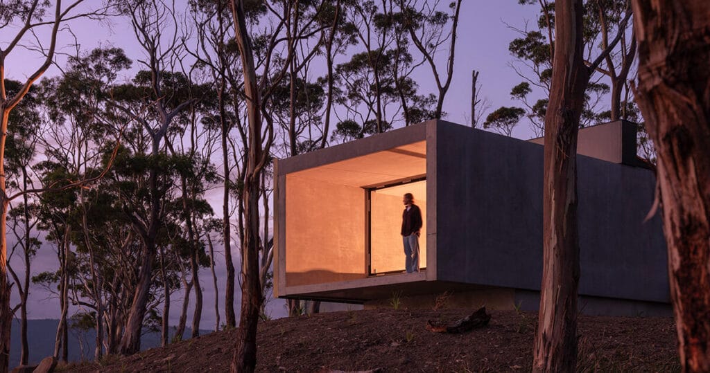 vipp brings danish design to tasmania with brutalist guesthouse