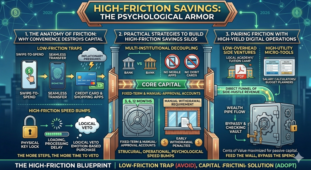 High-Friction Savings: The Psychological Armor for Your Capital in 2026